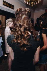 Backstage at Anna Sui Spring 2026 Ready-to-Wear Collection