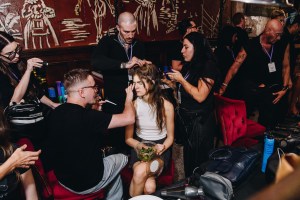 Backstage at Anna Sui Spring 2026 Ready-to-Wear Collection
