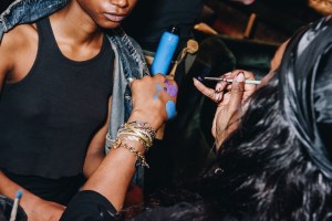 Backstage at Anna Sui Spring 2026 Ready-to-Wear Collection