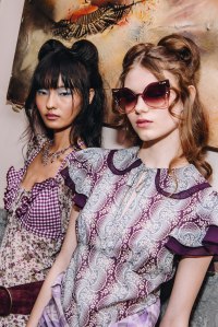 Backstage at Anna Sui Spring 2026 Ready-to-Wear Collection