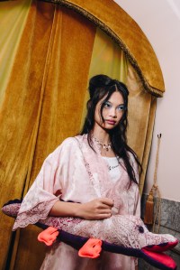 Backstage at Anna Sui Spring 2026 Ready-to-Wear Collection