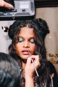 Backstage at Anna Sui Spring 2026 Ready-to-Wear Collection