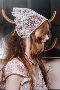 Backstage at Anna Sui Spring 2026 Ready-to-Wear Collection