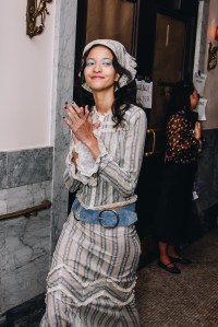 Backstage at Anna Sui Spring 2026 Ready-to-Wear Collection
