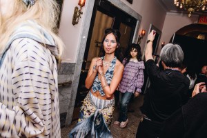 Backstage at Anna Sui Spring 2026 Ready-to-Wear Collection