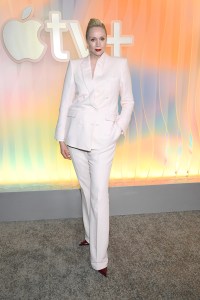 Gwendoline Christie at the Apple TV+ Primetime Emmy Party held at Ysabel on September 14, 2025 in Los Angeles, California.