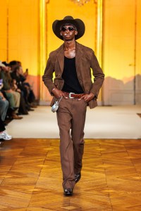 A look from Post Malone's fashion show in Paris.