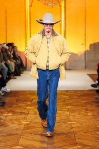 A look from Post Malone's fashion show in Paris.