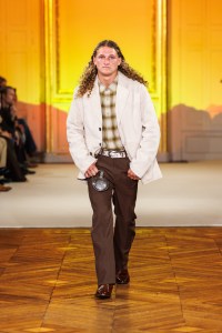 A look from Post Malone's fashion show in Paris.