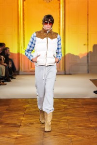 A look from Post Malone's fashion show in Paris.