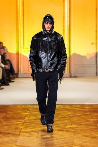A look from Post Malone's fashion show in Paris.