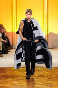 A look from Post Malone's fashion show in Paris.