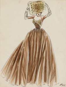 The original dress that inspired Elle Fanning’s dress for the 82nd Annual Golden Globes.