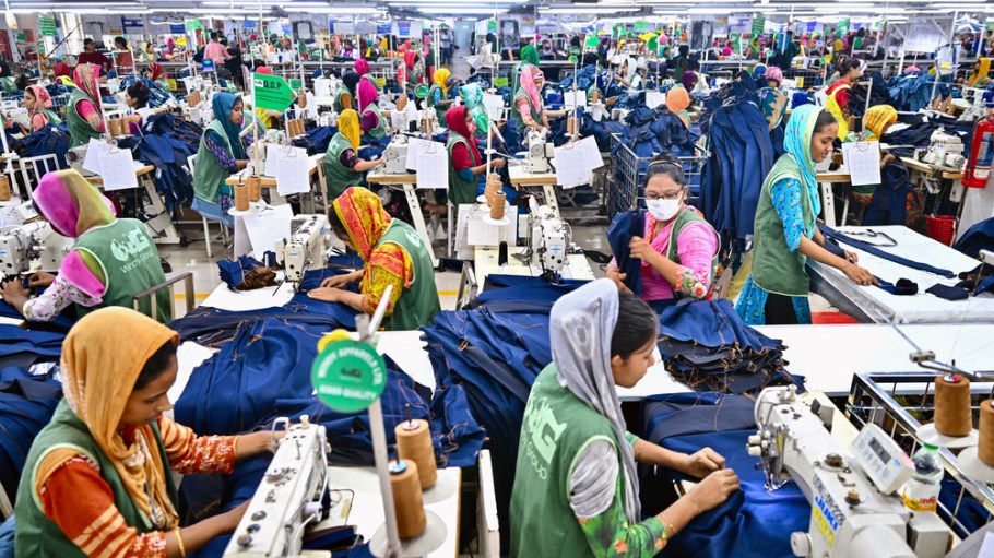 Garment factory in Bangladesh