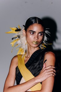 Backstage at the Luar Spring 2026 ready-to-wear collection at New York Fashion Week.