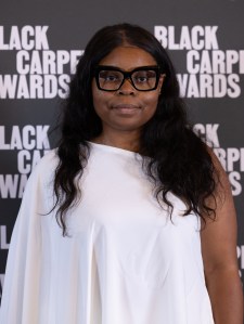 Michelle Francine Ngonmo at the Black Fashion Awards at Milan Fashion Week in September 2025