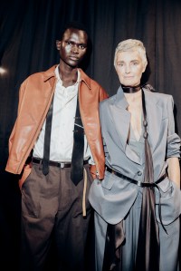 Backstage at Boss Spring 2026 Ready-to-Wear Collection at Milan Fashion Week