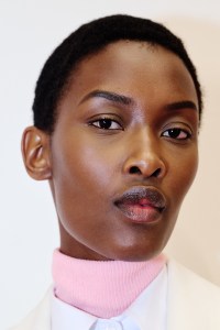 Backstage at the Brandon Maxwell spring 2026 ready-to-wear show at New York Fashion Week.