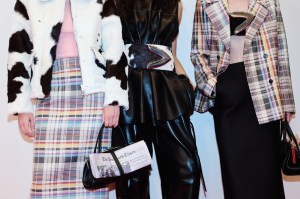 Backstage at the Brandon Maxwell spring 2026 ready-to-wear show at New York Fashion Week.