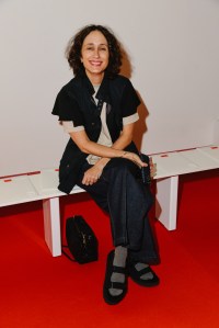 Nicole Phelps at the Brandon Maxwell Spring 2026 Ready-to-Wear show.