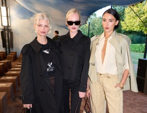 Celebrities Front Row at Burberry Spring 2026 Ready-to-Wear Show Photos