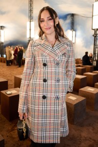 Celebrities Front Row at Burberry Spring 2026 Ready-to-Wear Show Photos