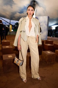 Celebrities Front Row at Burberry Spring 2026 Ready-to-Wear Show Photos