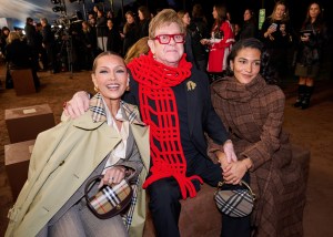 Celebrities Front Row at Burberry Spring 2026 Ready-to-Wear Show Photos