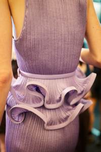 Backstage at the Carolina Herrera spring 2026 ready-to-wear show at New York Fashion Week.