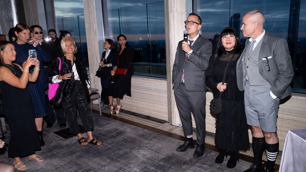 Steven Kolb, Anna Sui and Thom Browne