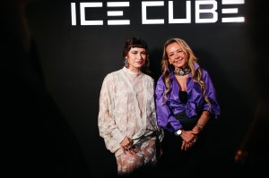 Sofía Reyes and Caroline Scheufele