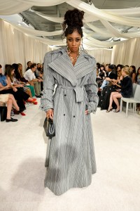 Trinity Fatu at the Christian Siriano Spring 2026 Ready-to-Wear show