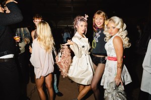 Olivia Bond, Ivy Getty, and Remy Bond
