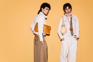 Backstage at the Coach spring 2026 ready-to-wear show at New York Fashion Week.