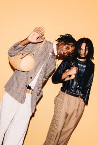 Backstage at the Coach spring 2026 ready-to-wear show at New York Fashion Week.