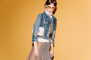 Backstage at the Coach spring 2026 ready-to-wear show at New York Fashion Week.