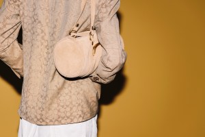 Backstage at the Coach spring 2026 ready-to-wear show at New York Fashion Week.
