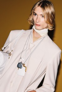 Backstage at the Coach spring 2026 ready-to-wear show at New York Fashion Week.