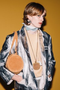 Backstage at the Coach spring 2026 ready-to-wear show at New York Fashion Week.