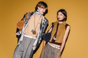 Backstage at the Coach spring 2026 ready-to-wear show at New York Fashion Week.