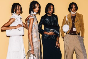 Backstage at the Coach spring 2026 ready-to-wear show at New York Fashion Week.