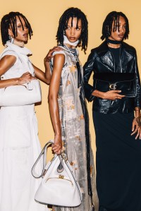 Backstage at the Coach spring 2026 ready-to-wear show at New York Fashion Week.