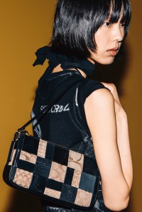 Backstage at the Coach spring 2026 ready-to-wear show at New York Fashion Week.