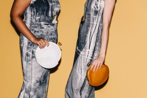 Backstage at the Coach spring 2026 ready-to-wear show at New York Fashion Week.