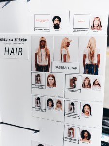 Backstage at the Collina Strada spring 2026 ready-to-wear show at New York Fashion Week.