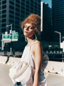Backstage at the Collina Strada spring 2026 ready-to-wear show at New York Fashion Week.