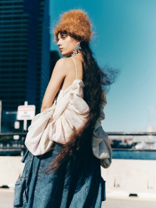 Backstage at the Collina Strada spring 2026 ready-to-wear show at New York Fashion Week.