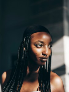 Backstage at the Collina Strada spring 2026 ready-to-wear show at New York Fashion Week.