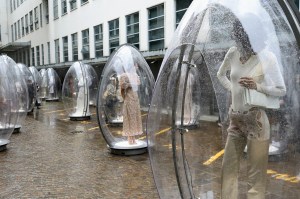The setup at the Diesel Spring 2026 presentation at Milan Fashion Week