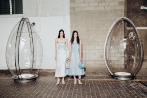 Models at the Diesel Spring 2026 presentation at Milan Fashion Week